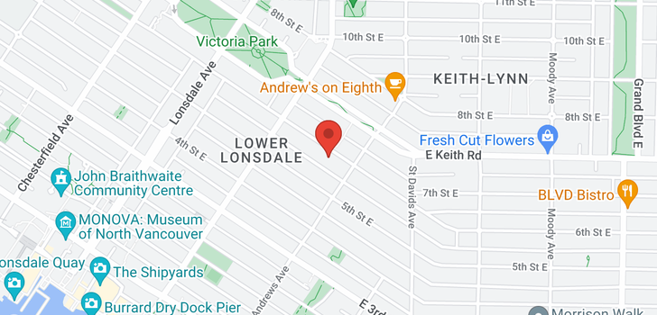 map of 259 E 6TH STREET